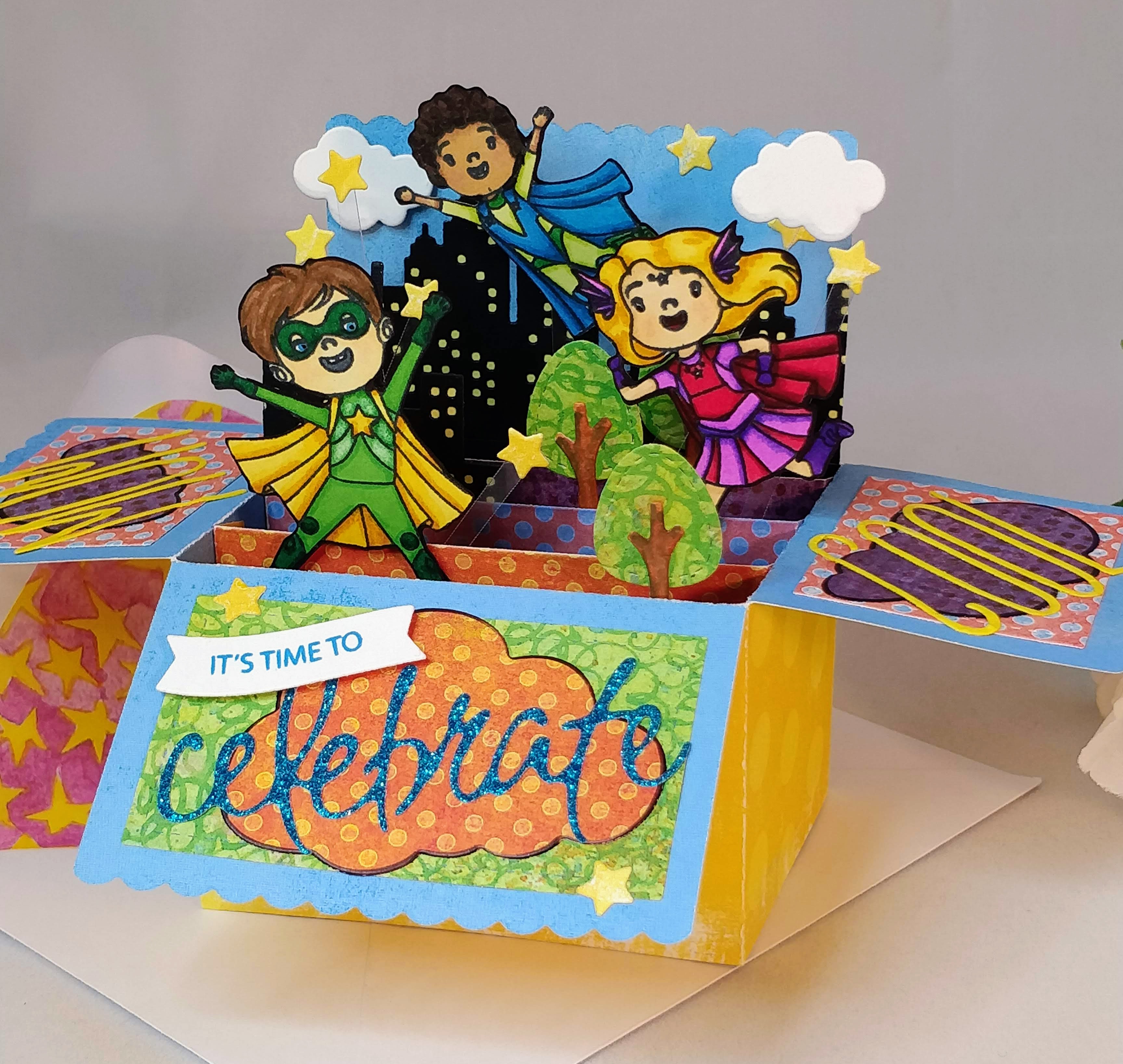 Super Birthday Box Card