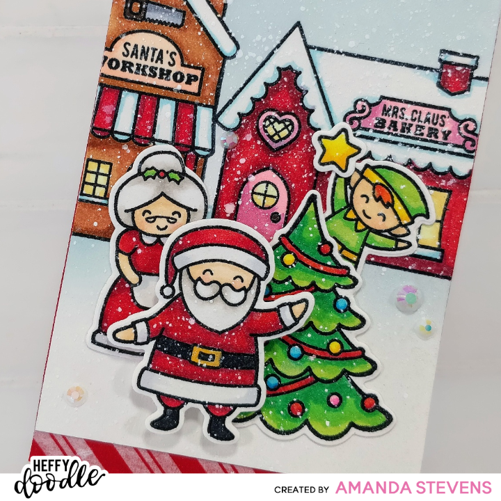 Santa’s Village – 25 Days of Christmas Tags