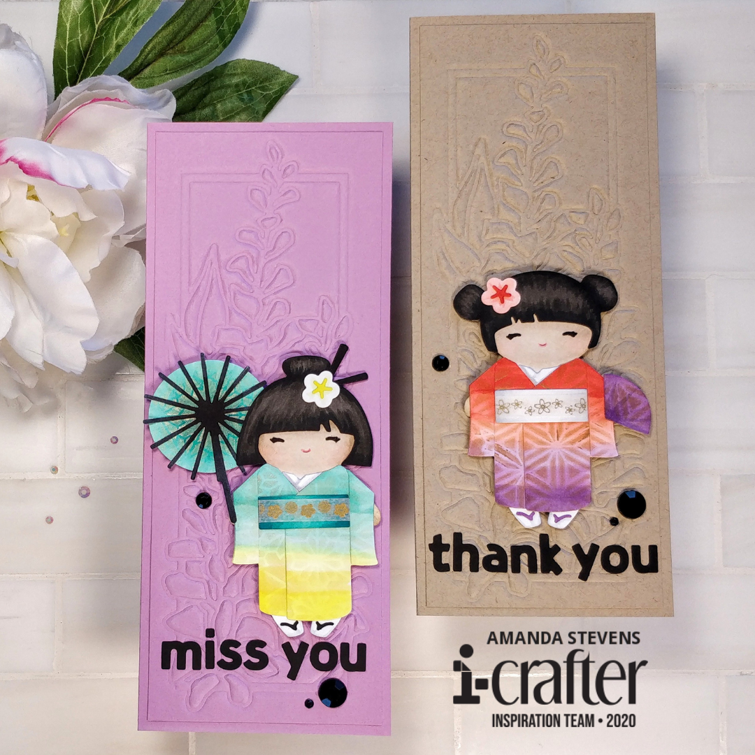 Kokeshi Paper Dolls