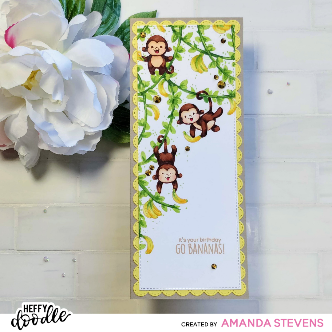 Go Bananas Slimline Card